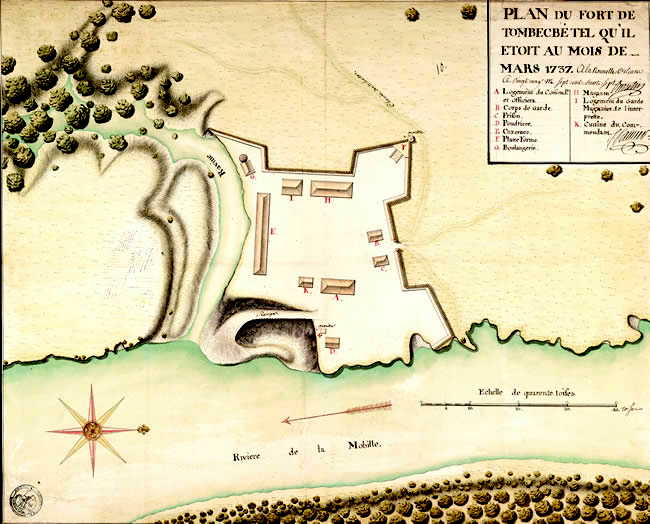 Fort Tombecbe map