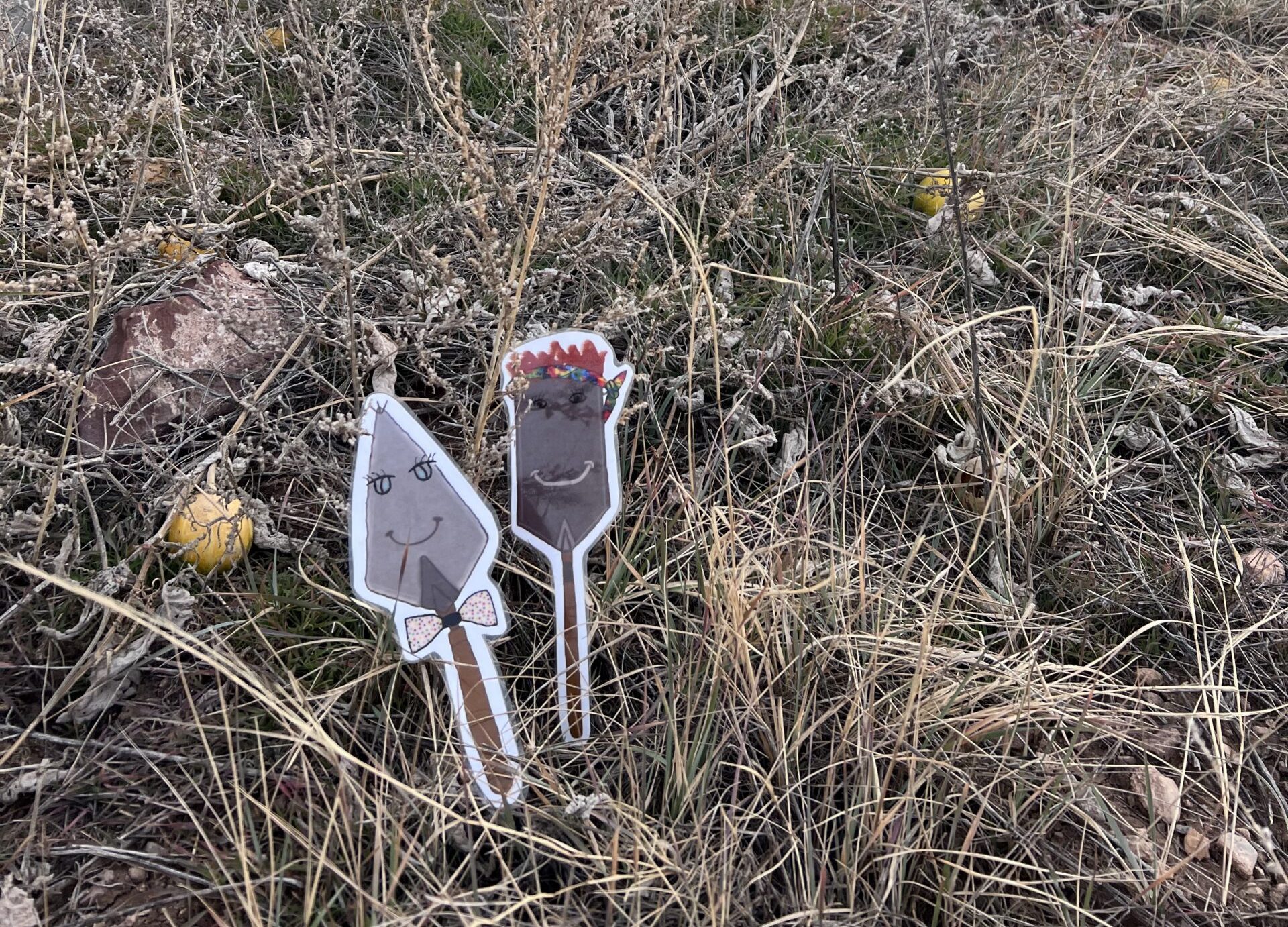 Project Archaeology’s Traveling Trowels visited the Conservancy’s Tijeras Canyon Village preserve. Photo by Tracy Loe.